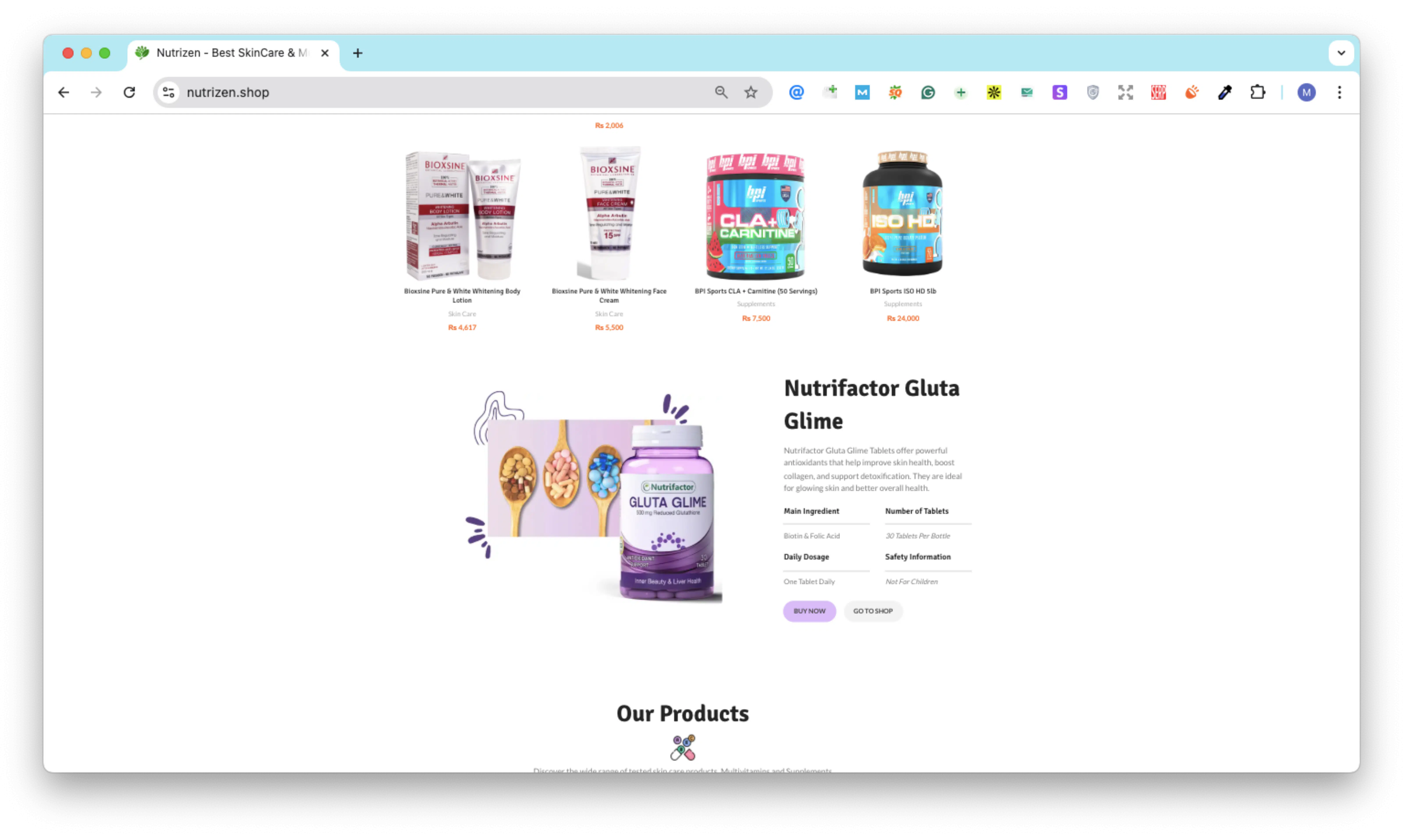 Nutrizen Screenshot 1